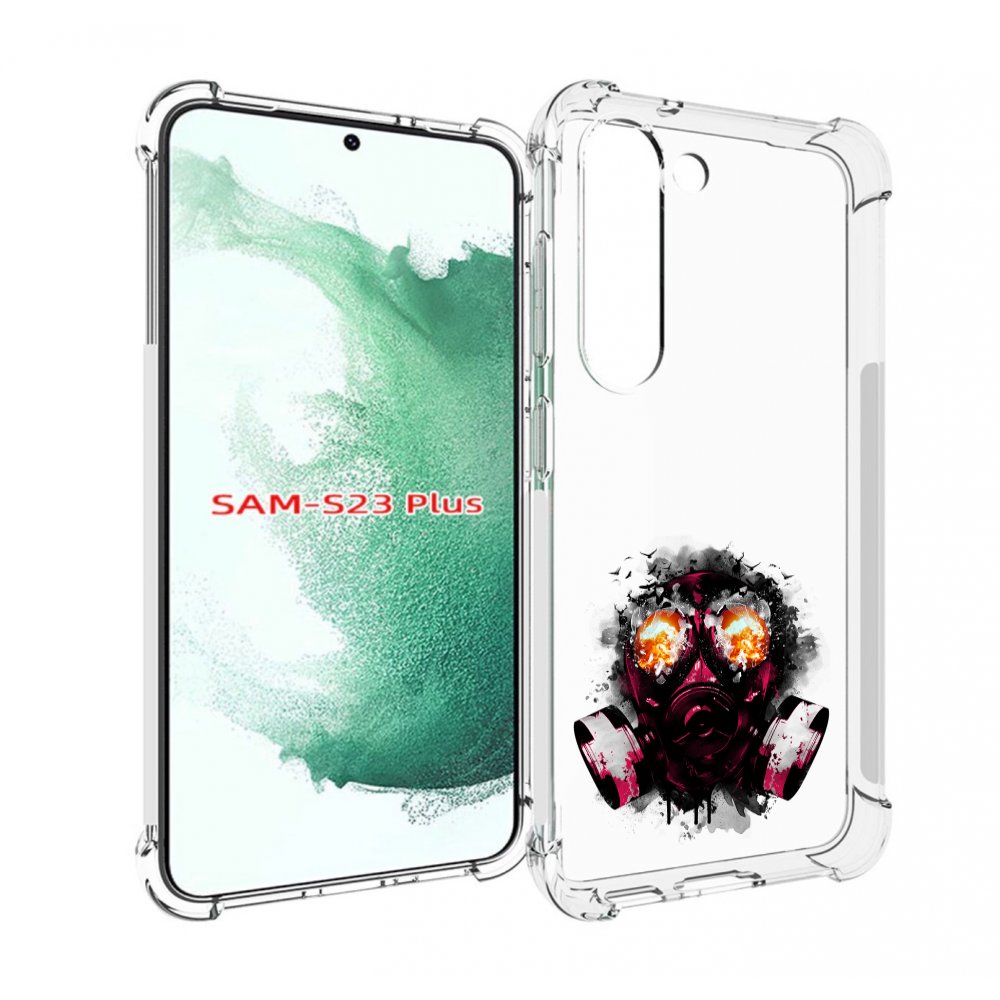 

Чехол MyPads красный противогаз для Samsung Galaxy S23 Plus +, Прозрачный, Tocco