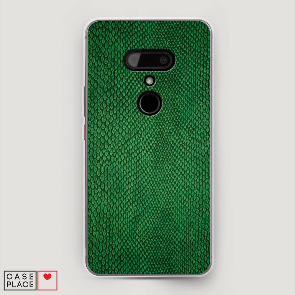 

Чехол Awog на HTC U12 / Эйчтиси U12 "Изумрудная змея", Разноцветный, 102050-3