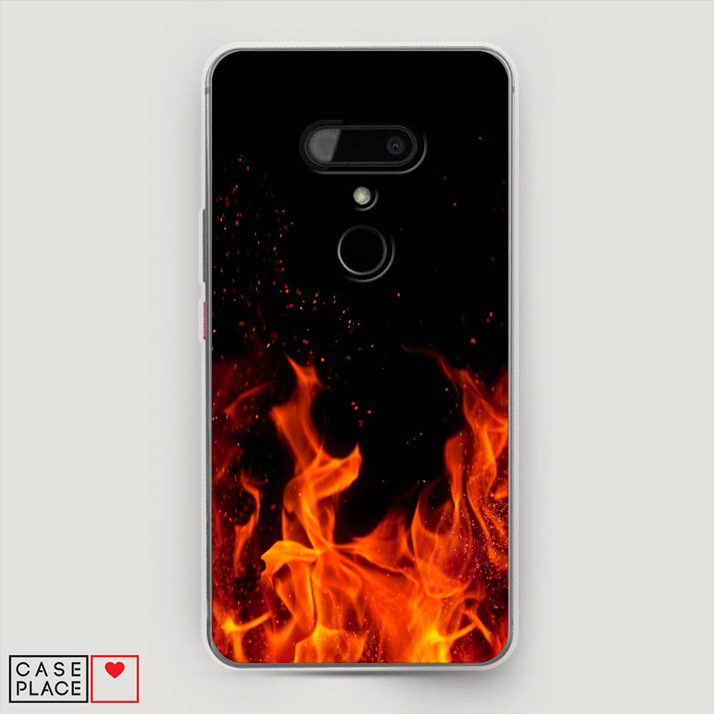 

Чехол Awog на HTC U12 / Эйчтиси U12 "Все в огне", Разноцветный, 102050-4