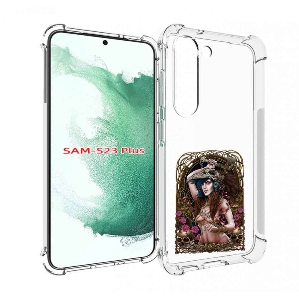 

Чехол MyPads красивая девушка рисунок для Samsung Galaxy S23 Plus +, Прозрачный, Tocco