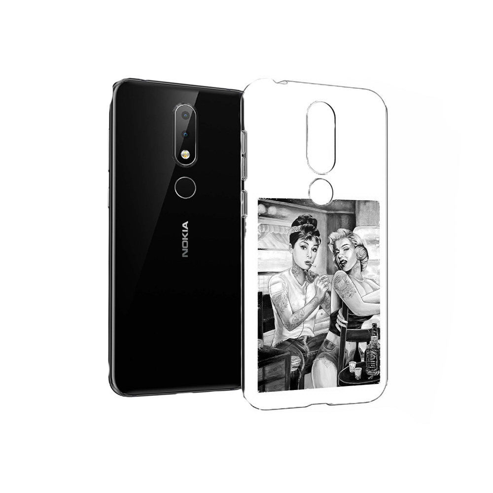 

Чехол MyPads Tocco для Nokia X6 тату мастер (PT115295.99.637), Прозрачный, Tocco