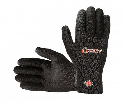 Гидроперчатки Cressi High Stretch 5, черные, M