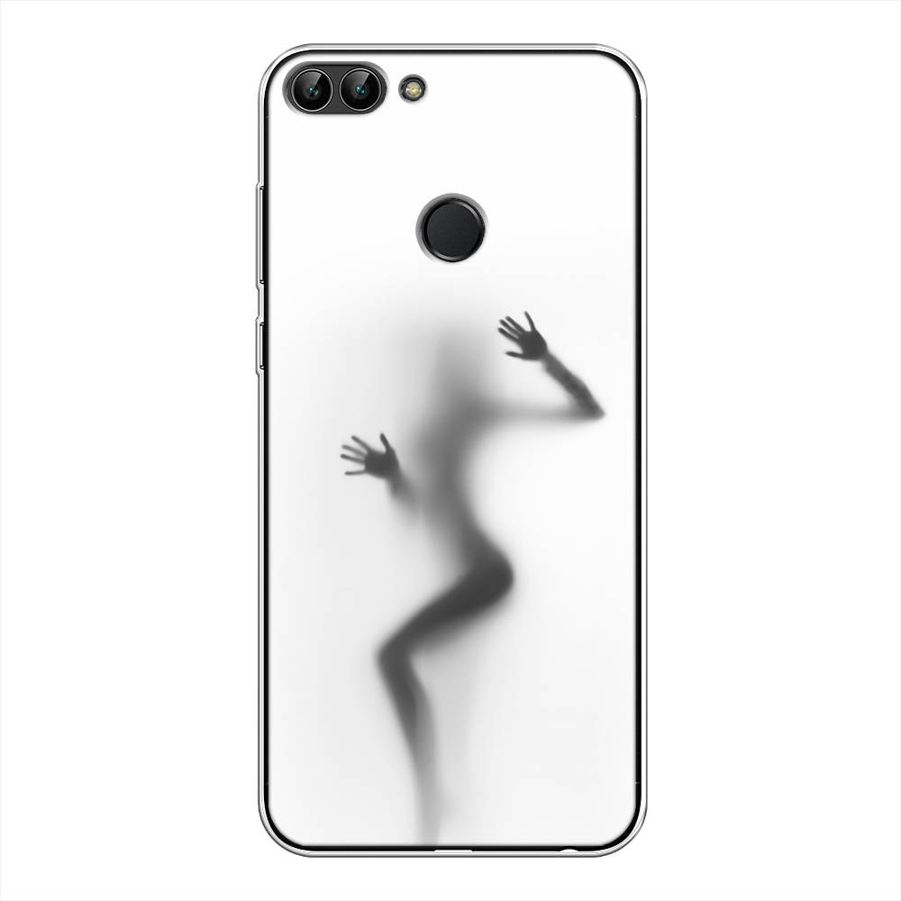 фото Чехол awog "девушка в душе" для huawei p smart