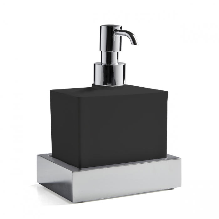 

Дозатор настольный 3SC SK 3.0, композит Solid Surface, цвет: чёрный/хром SK01DASL.NO