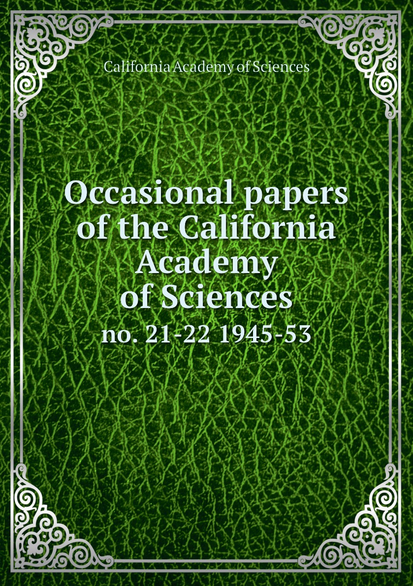 

Occasional papers of the California Academy of Sciences
