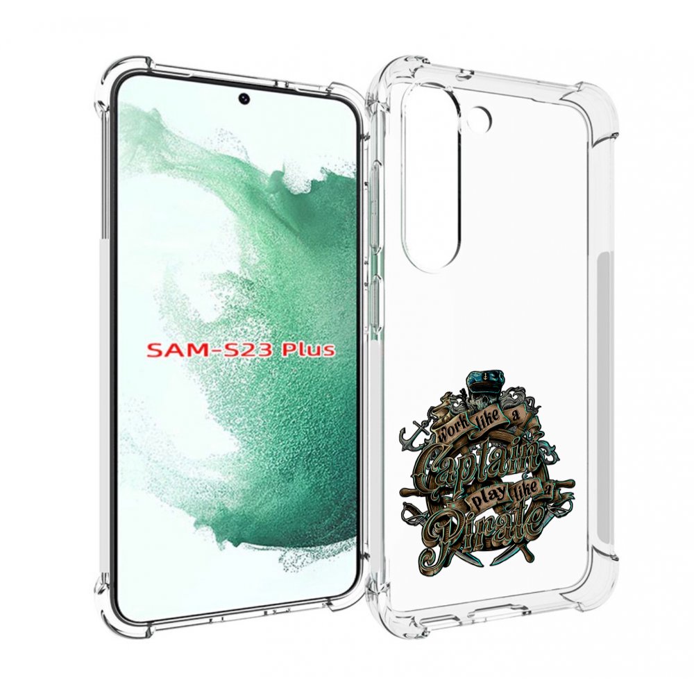

Чехол MyPads капитан пиратов для Samsung Galaxy S23 Plus +, Прозрачный, Tocco