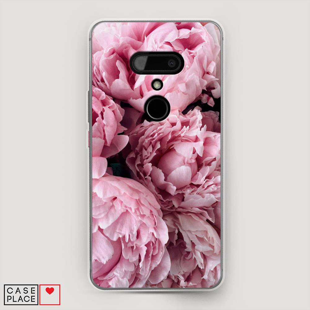 

Чехол Awog на HTC U12 / Эйчтиси U12 "Нежные пионы", Разноцветный, 102050-8