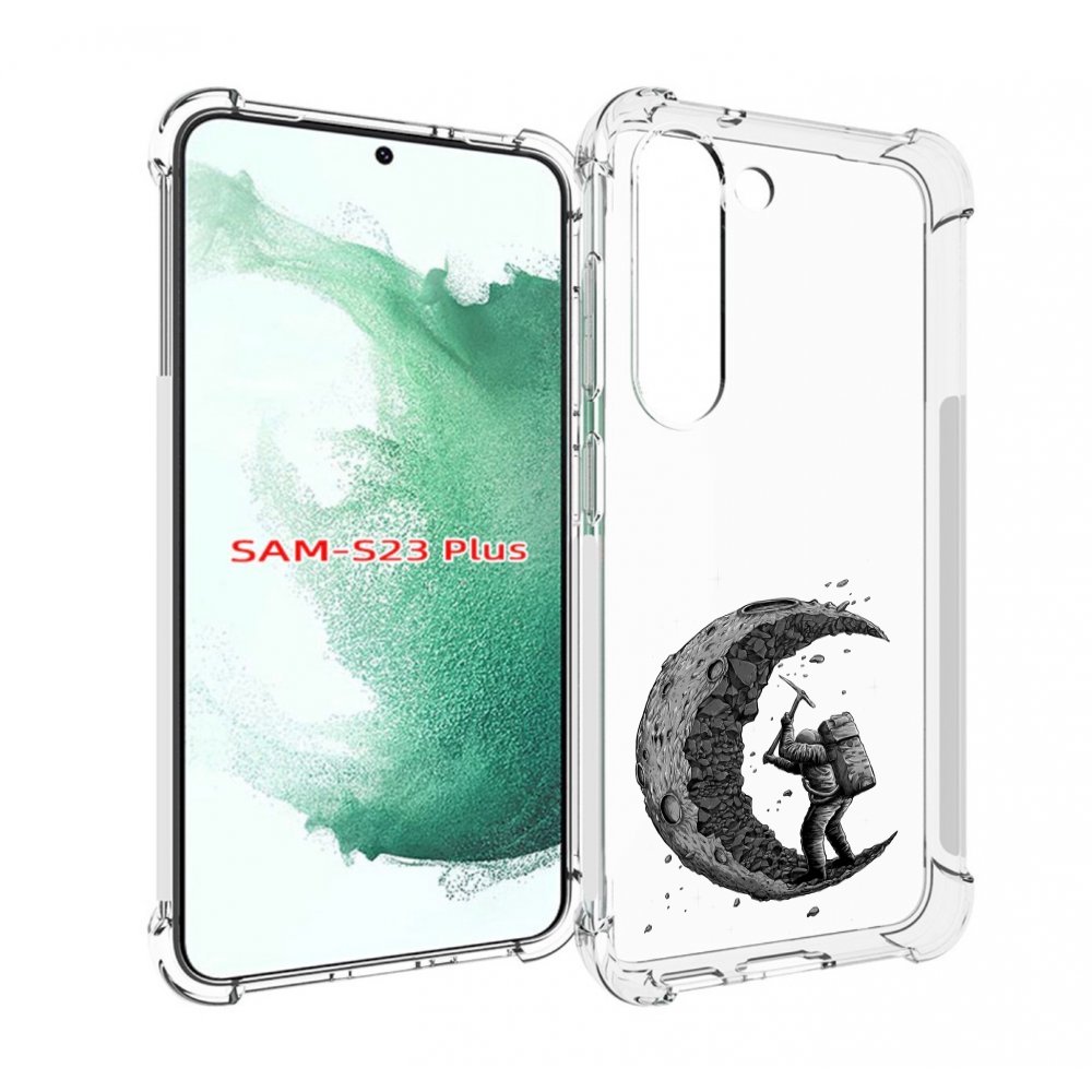 

Чехол MyPads камненная луна для Samsung Galaxy S23 Plus +, Прозрачный, Tocco