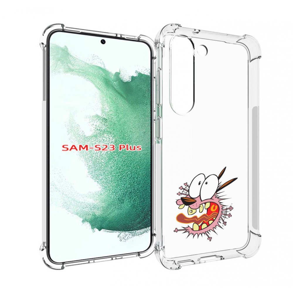 

Чехол MyPads испуганный бобик для Samsung Galaxy S23 Plus +, Прозрачный, Tocco