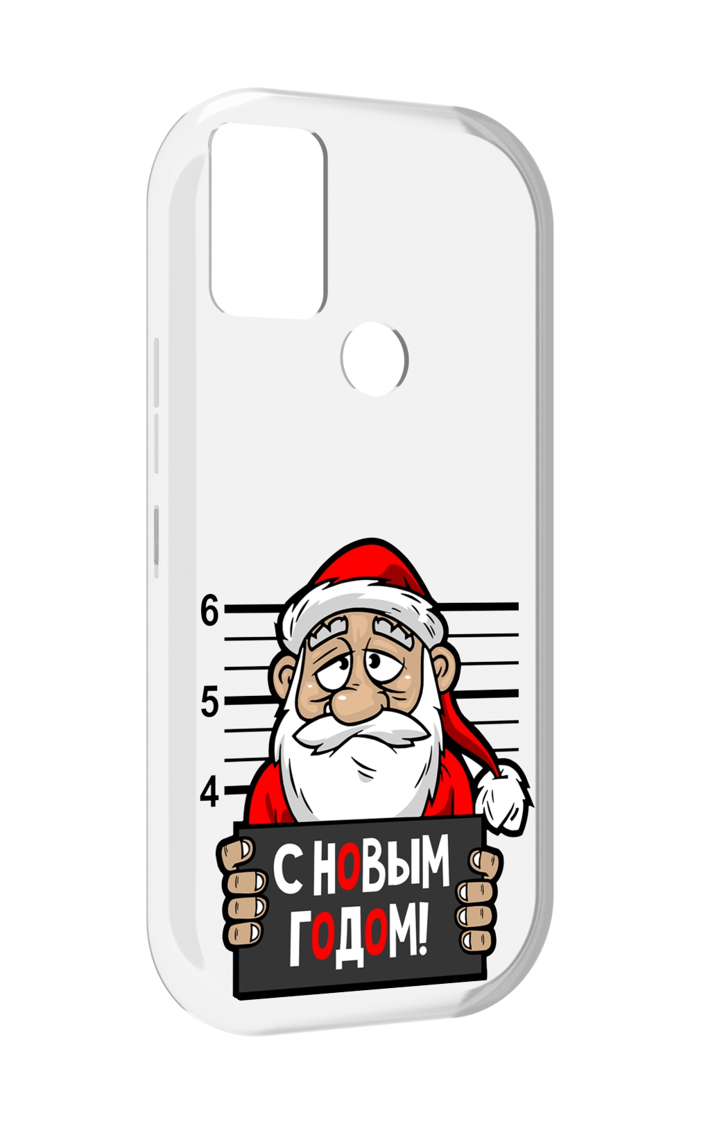 

Чехол MyPads ДМ с новым годом заключенный для UMIDIGI A9, Прозрачный, Tocco