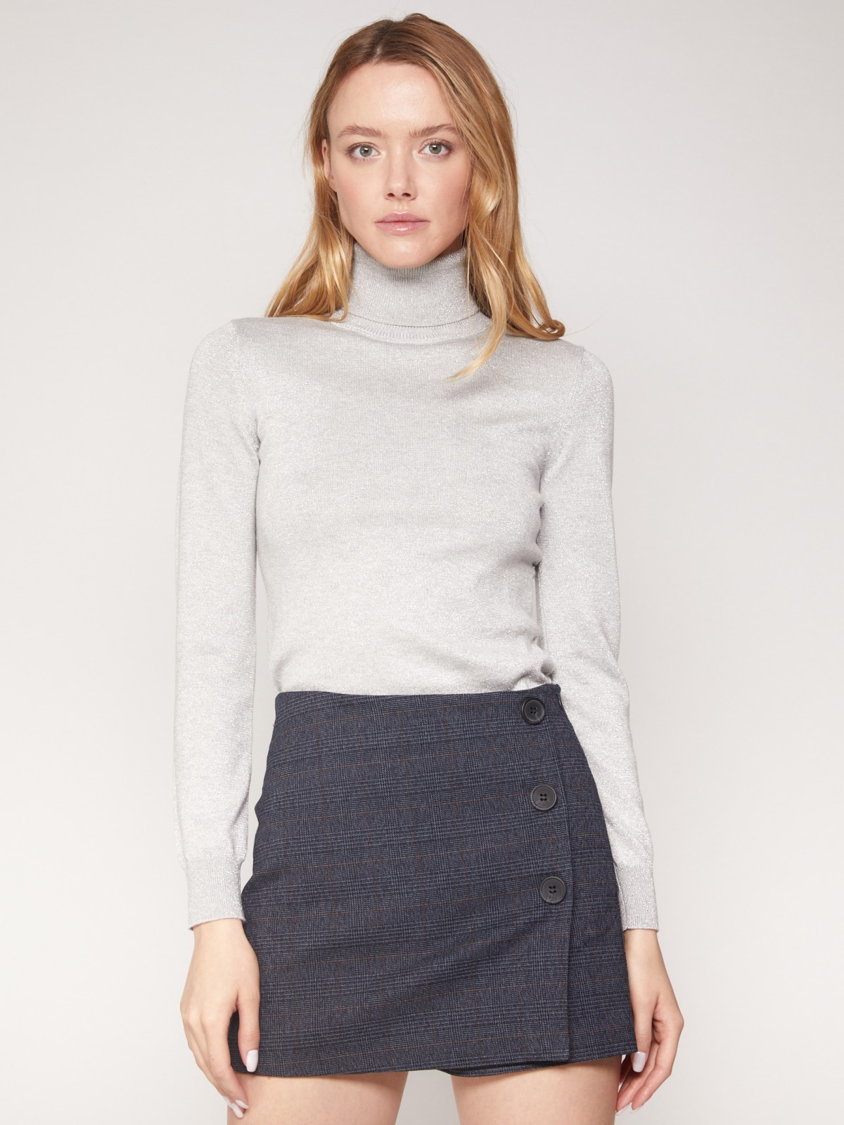 

Водолазка женская Zolla z0213361230421900 серая 2XL