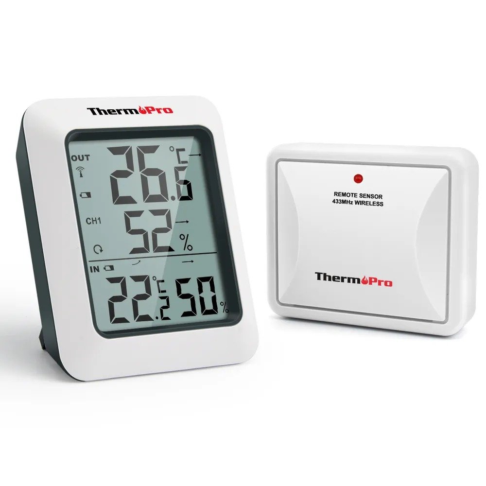 Термометр ThermoPro гигрометр цифровой, метеостанция TP60S