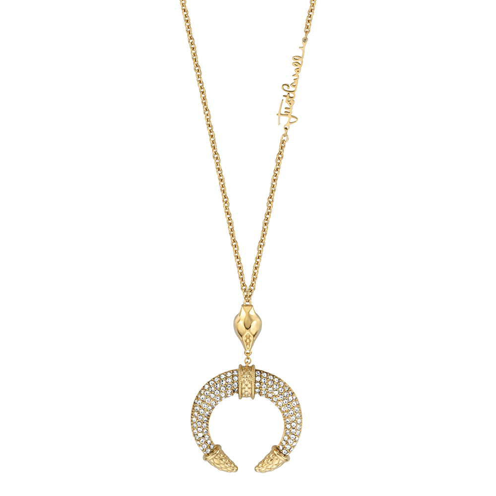 

Колье из стали 60 см Just Cavalli JCNL00650200, кристалл, JCNL00650200