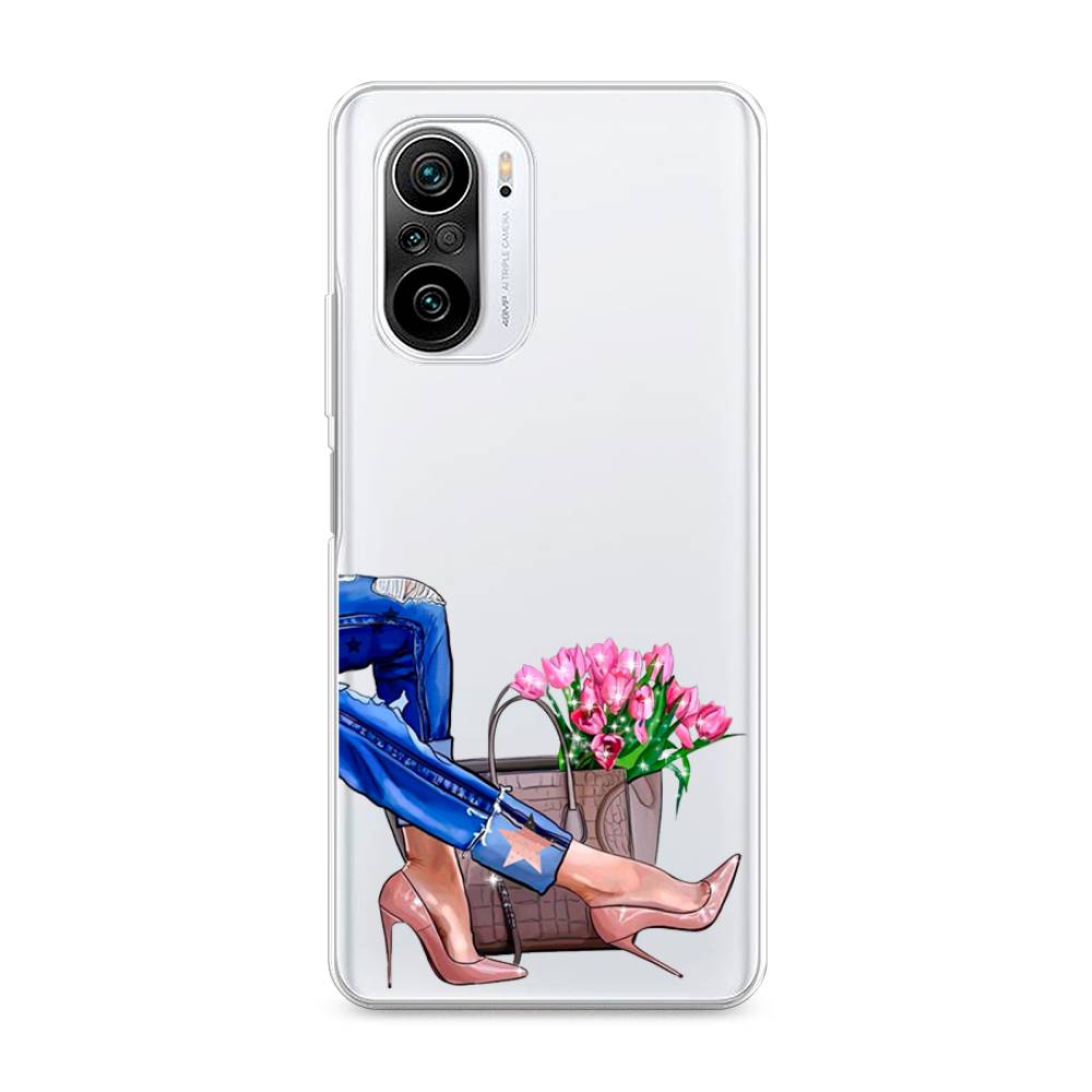 

Чехол Awog на Xiaomi Redmi K40 "Каблучки", Разноцветный, 310950-7