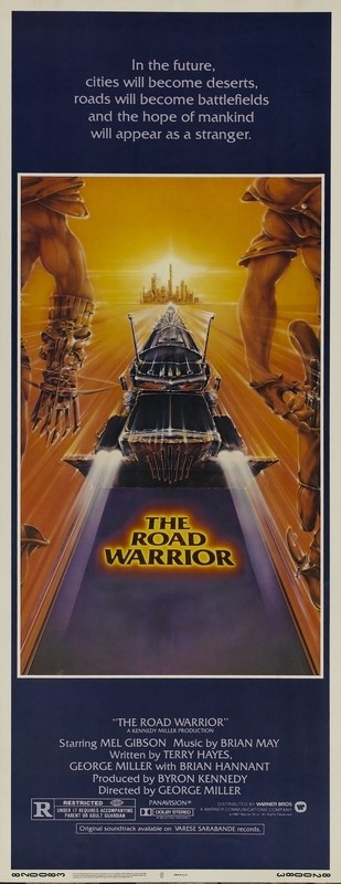

Постер к фильму "Безумный Макс 2: Воин дороги" (Mad Max 2) Оригинальный 35,6x91,4 см