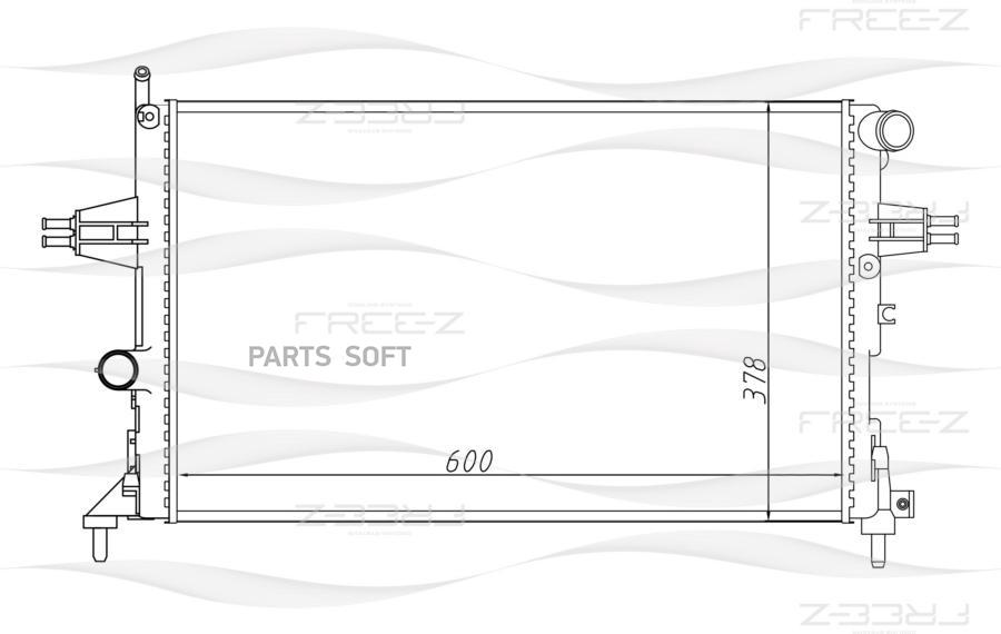 Радиатор охлаждения FREE-Z KK0160