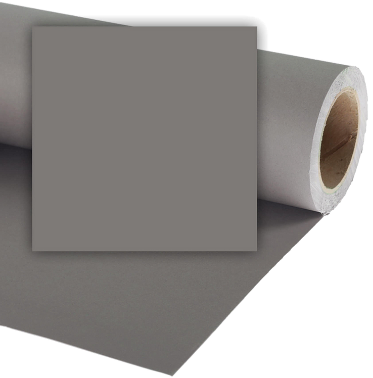 фото Фон бумажный vibrantone 1,35х11м strong grey 06, серый
