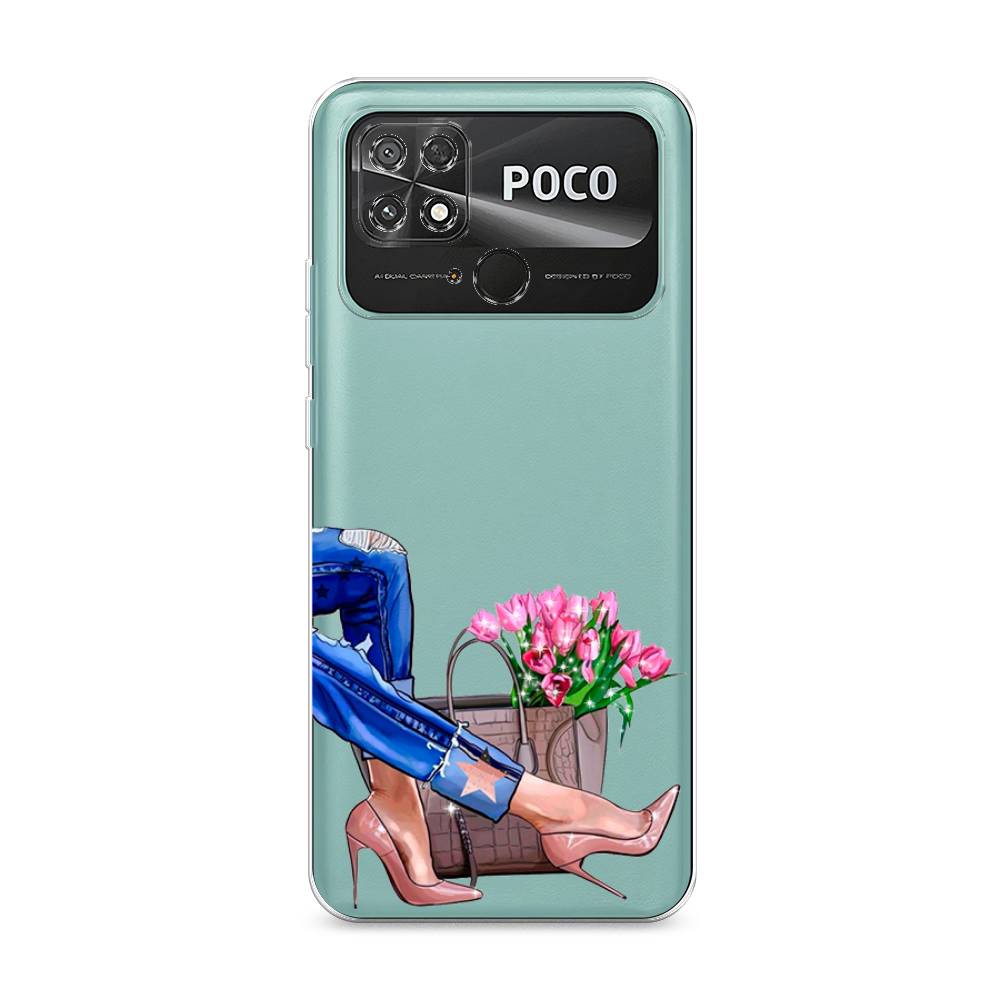 

Чехол Awog на Poco C40 "Каблучки", Разноцветный, 315850-7