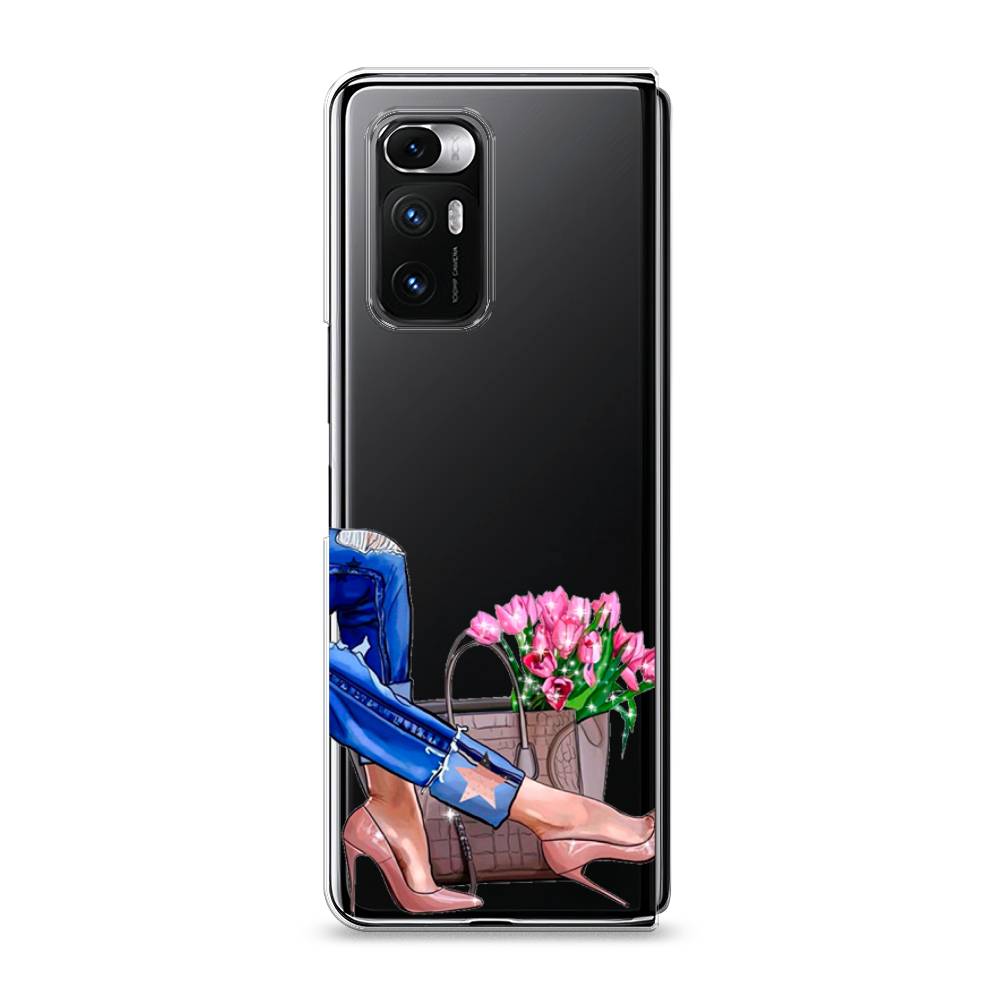 фото Силиконовый чехол "каблучки" на xiaomi mi mix fold awog