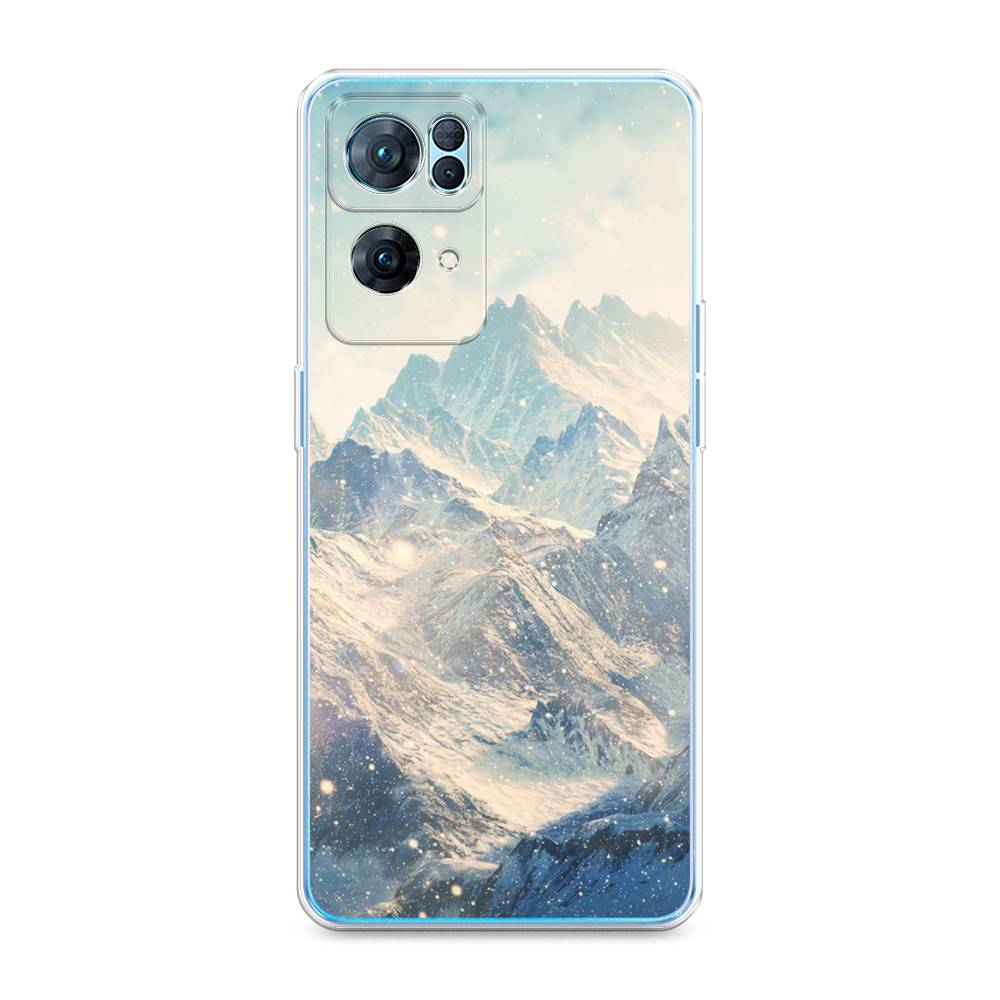 

Чехол Awog на Oppo Reno 7 Pro "Горы 4", Разноцветный, 258250-4