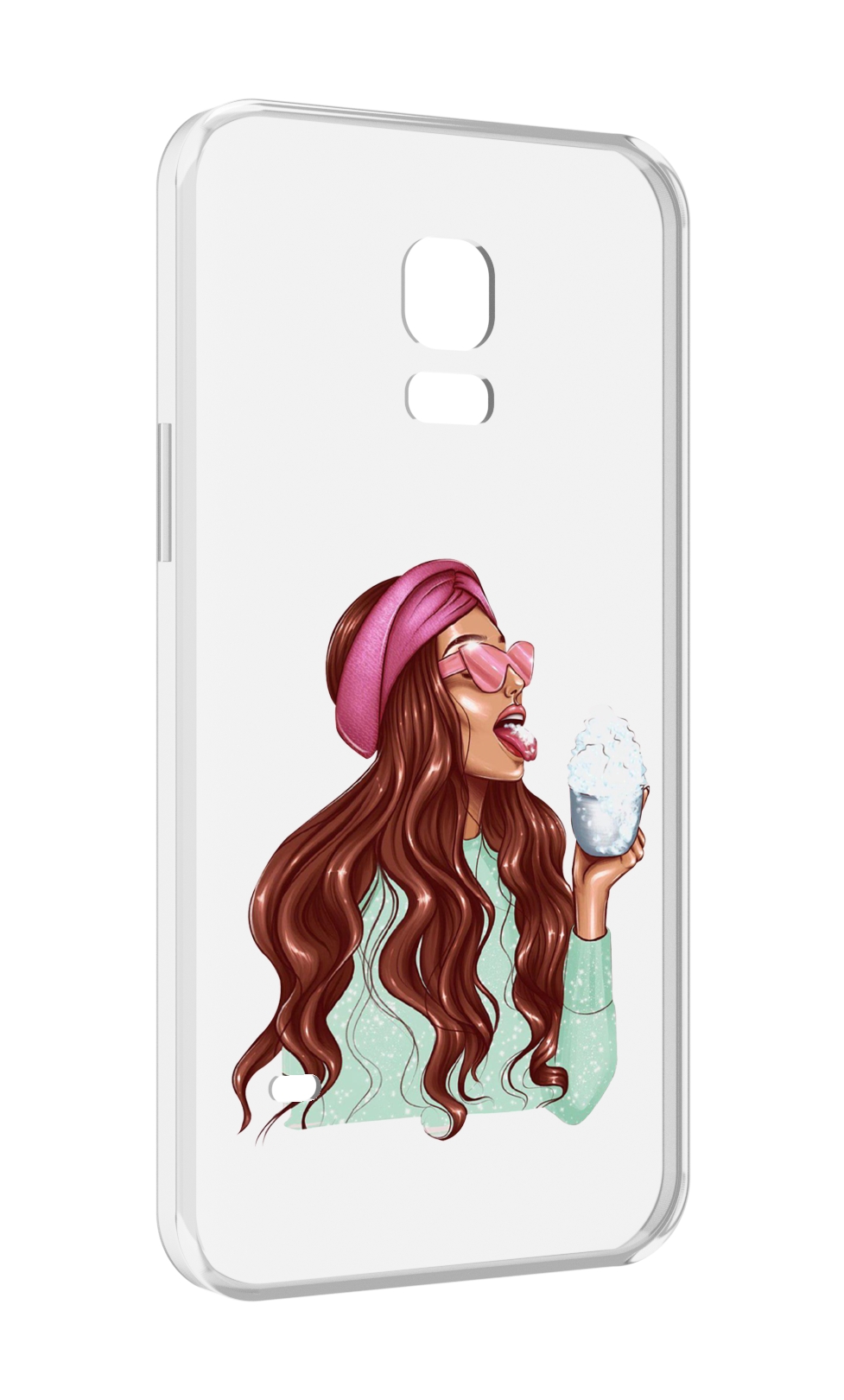 

Чехол MyPads любительница-снега женский для Samsung Galaxy S5 mini, Прозрачный, Tocco
