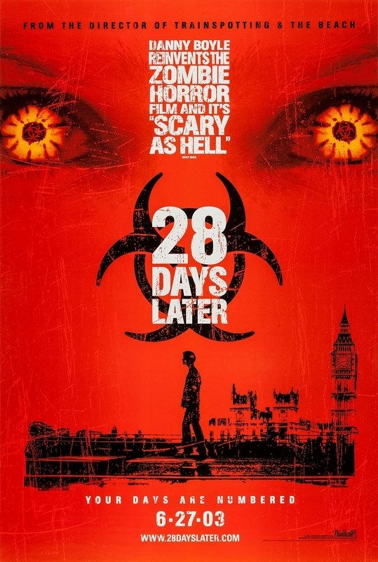 

Постер к фильму "28 дней спустя" (28 Days Later...) Оригинальный 68,6x101,6 см