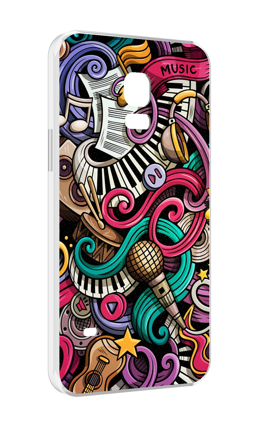 

Чехол MyPads любимая-музыка для Samsung Galaxy S5 mini, Прозрачный, Tocco