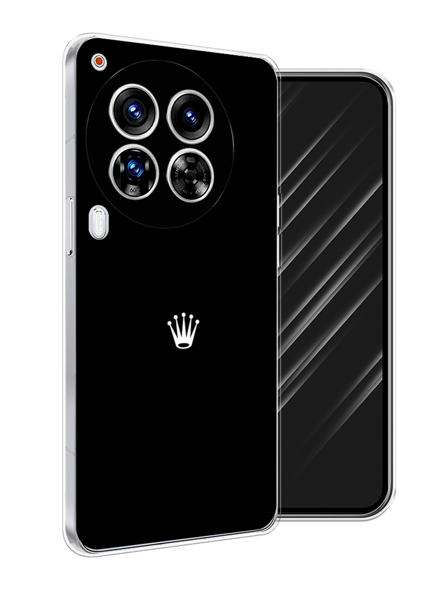 

Чехол Awog на Tecno Camon 30 Premier "Белая корона на черном фоне", Черный, 305450-1