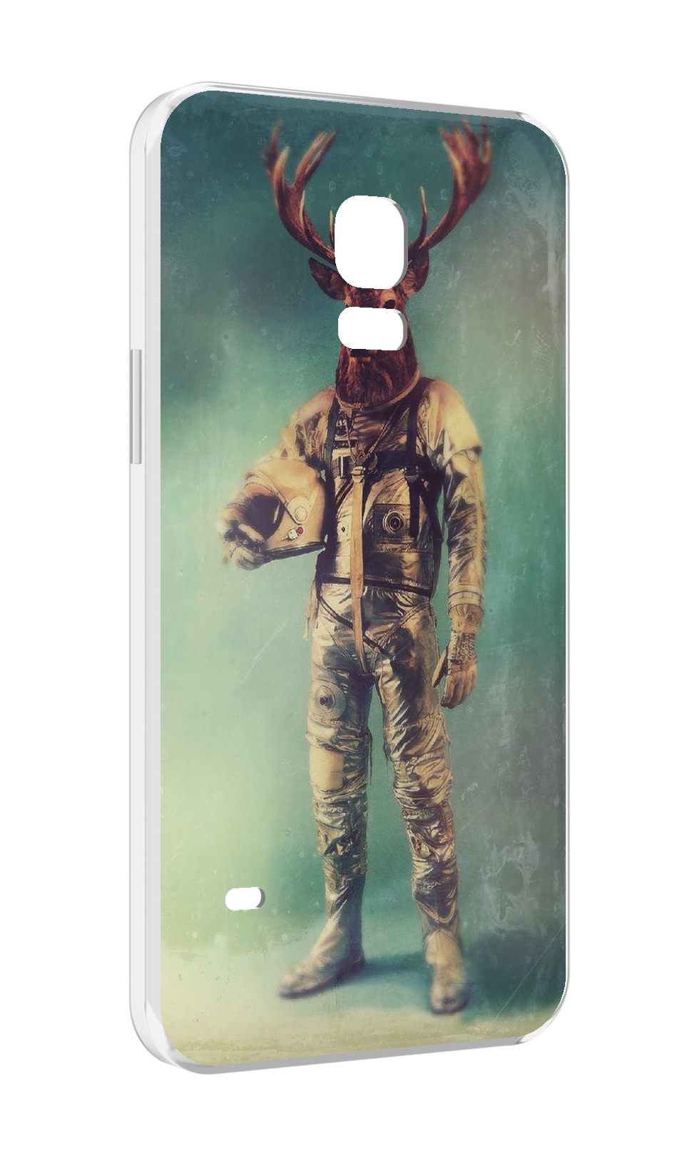 

Чехол MyPads лось космонавт для Samsung Galaxy S5 mini, Прозрачный, Tocco