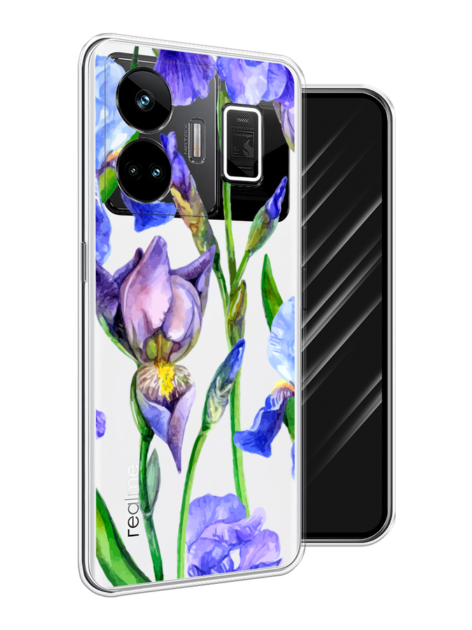 

Чехол Awog на Realme GT Neo 5 5G/GT 3 "Синие ирисы", Фиолетовый;голубой;зеленый, 2513650-1