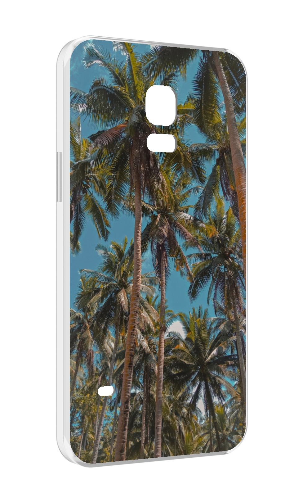 

Чехол MyPads летние пальмы для Samsung Galaxy S5 mini, Прозрачный, Tocco