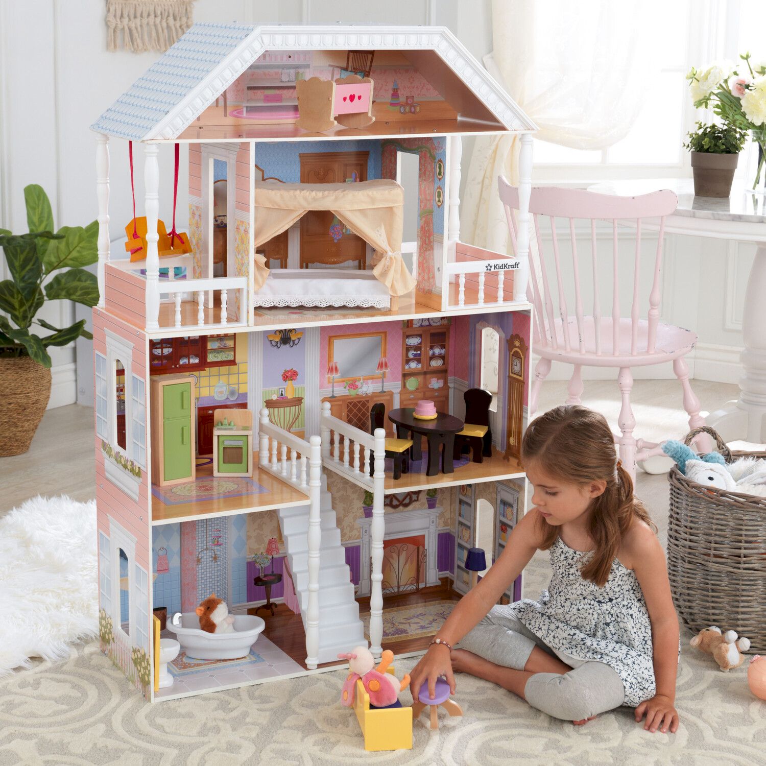 Домик KidKraft для Barbie Саванна с мебелью 65023_KE