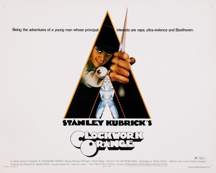 

Постер к фильму "Заводной апельсин" (A Clockwork Orange) 50x70 см