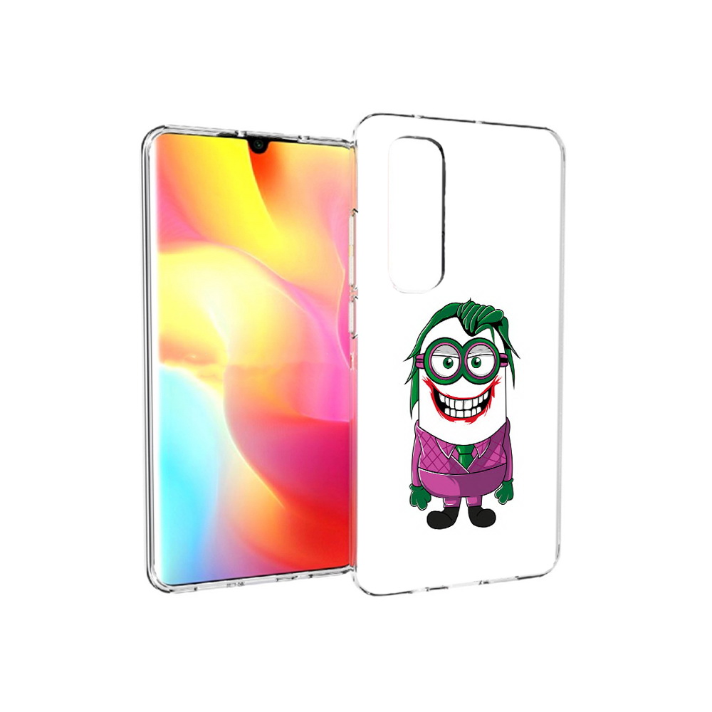 

Чехол MyPads Tocco для Xiaomi Mi Note 10 Lite джокер миньон (PT149714.254.322), Прозрачный, Tocco
