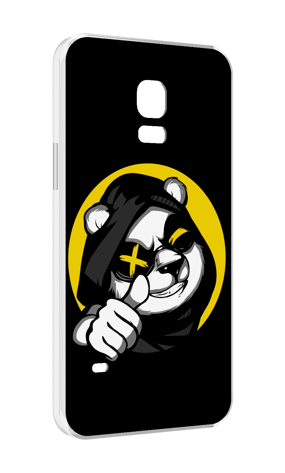 

Чехол MyPads крутая пандочка ок для Samsung Galaxy S5 mini, Прозрачный, Tocco