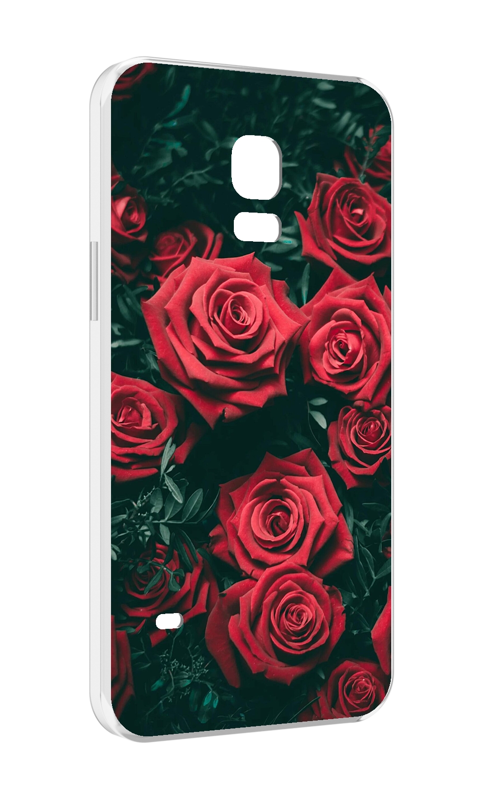 

Чехол MyPads красные-бархатные-розы для Samsung Galaxy S5 mini, Прозрачный, Tocco