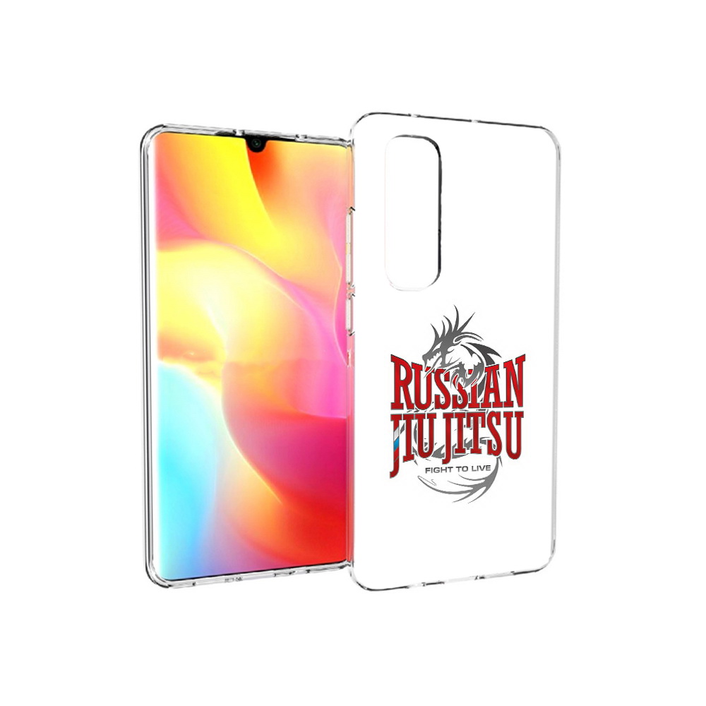 

Чехол MyPads Tocco для Xiaomi Mi Note 10 Lite джиу джитсу (PT149714.254.321), Прозрачный, Tocco