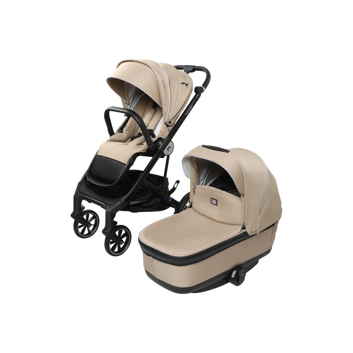 Детская коляска Iningbaby Sevila KR338 2 в 1 Khaki с люлькой, ПП100005875