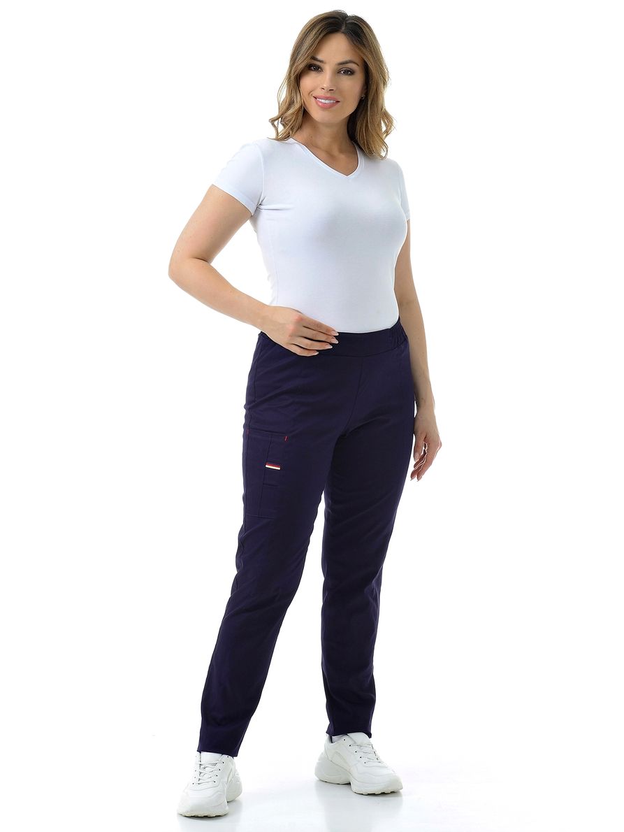 фото Брюки медицинские женские medicalwear сантана 304 синие 52