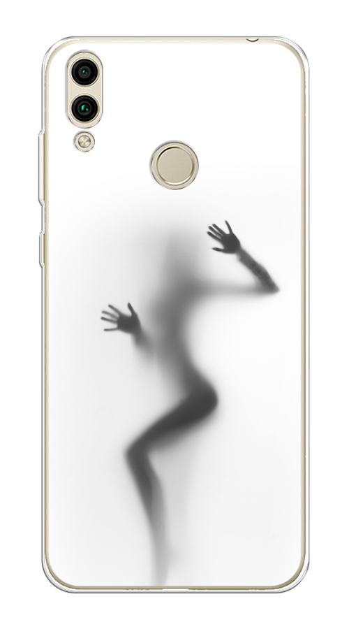 

Чехол Awog на Honor 8C "Девушка в душе", Серый;белый;черный, 67150-7