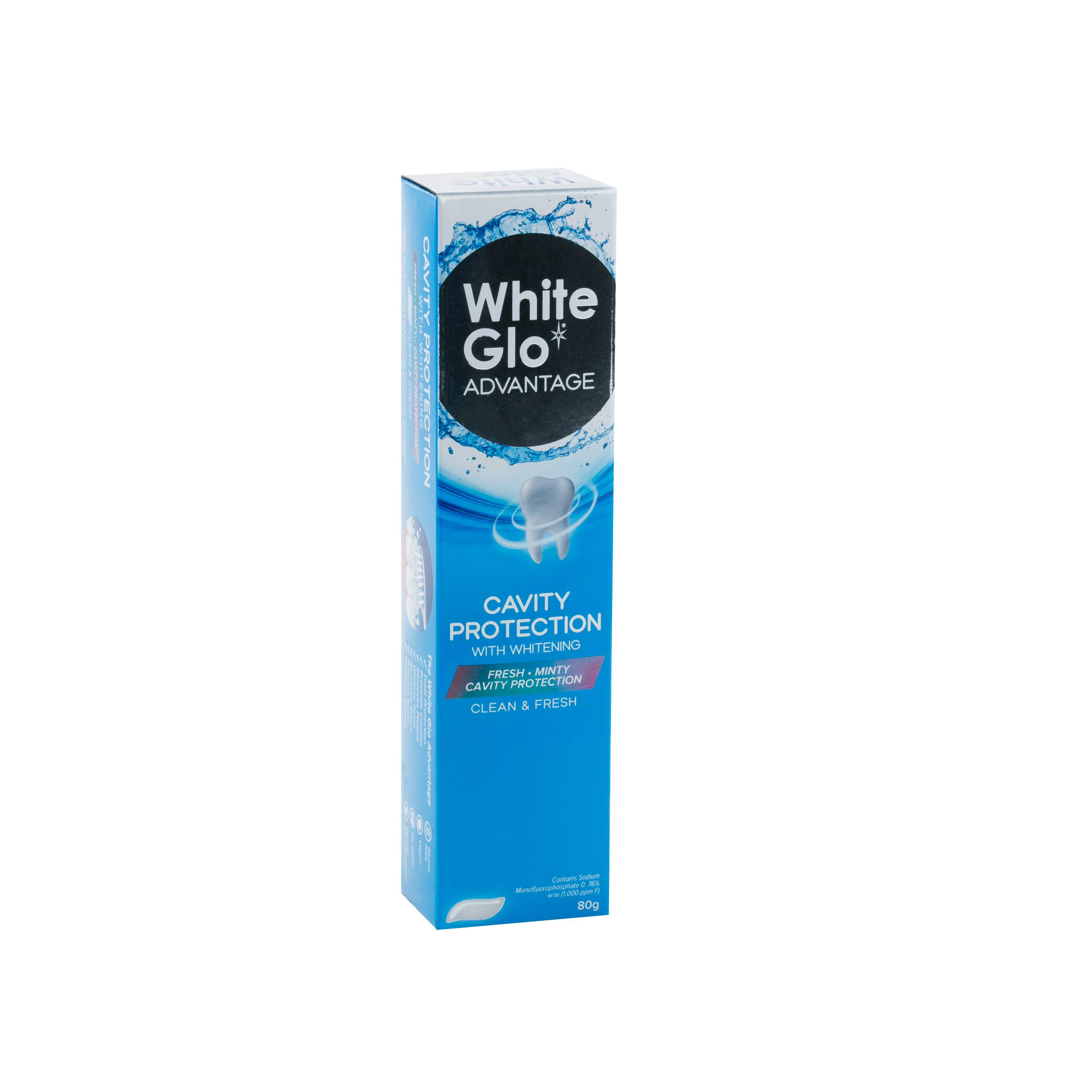 Зубная паста White Glo отбеливающая Защита от кариеса 80 global white extra whitening отбеливающая зубная паста 100 г