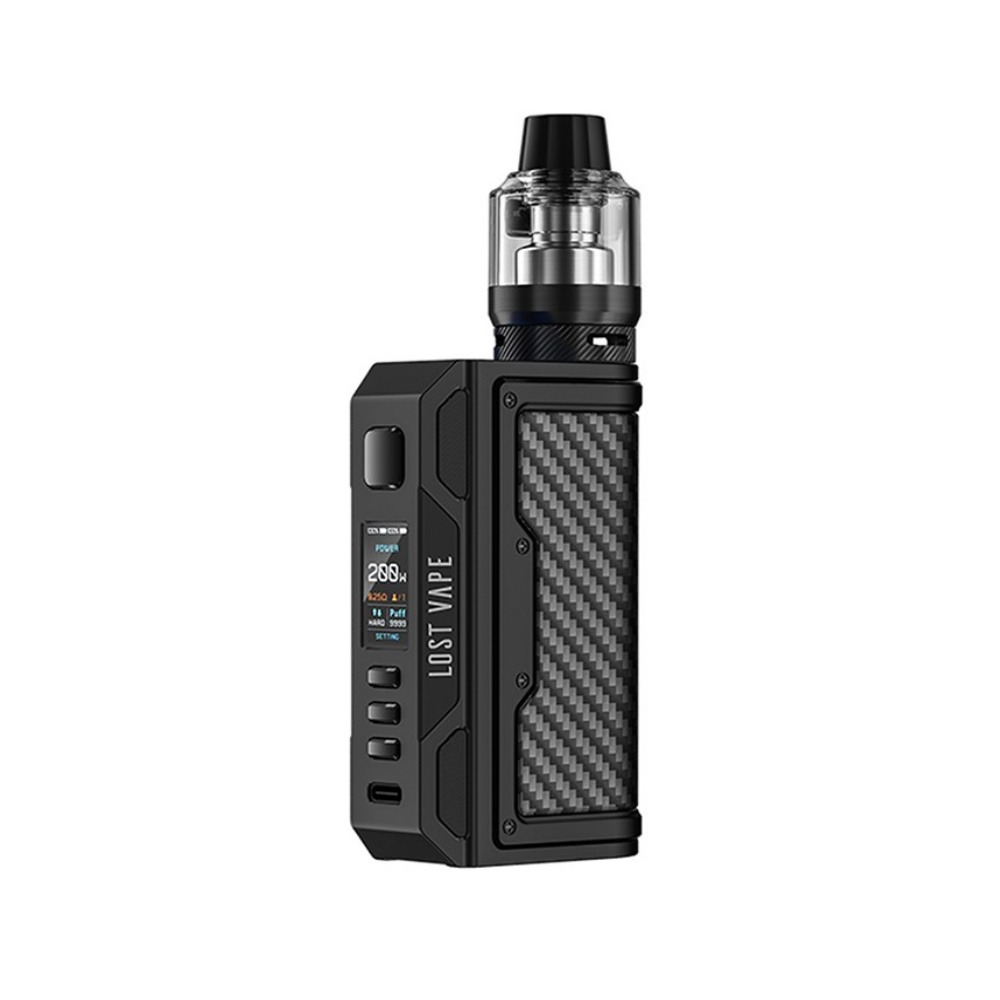 

Lost Vape Thelema Quest 200W Kit UB Pro Pod Tank, Black & Carbon Fiber