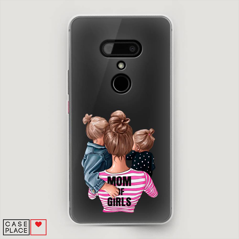 

Чехол Awog на HTC U12 / Эйчтиси U12 "Mom of Girls", Разноцветный, 102050-6