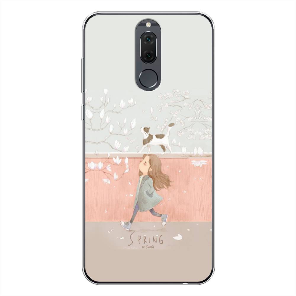 

Чехол Awog на Huawei Nova 2i "Девочка-весна", Серый, 64150-7