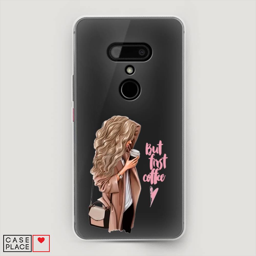 

Чехол Awog "Девушка с кофе" для HTC U12