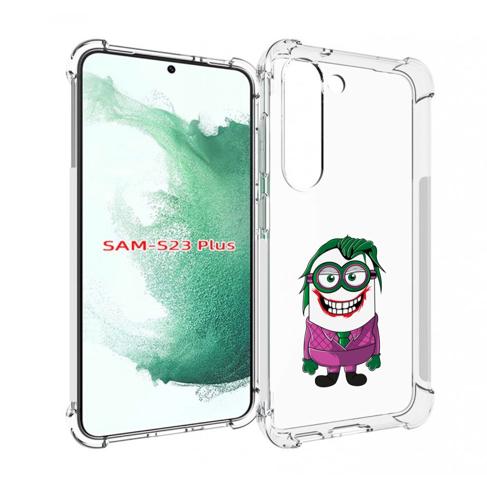 

Чехол MyPads джокер миньон для Samsung Galaxy S23 Plus +, Прозрачный, Tocco