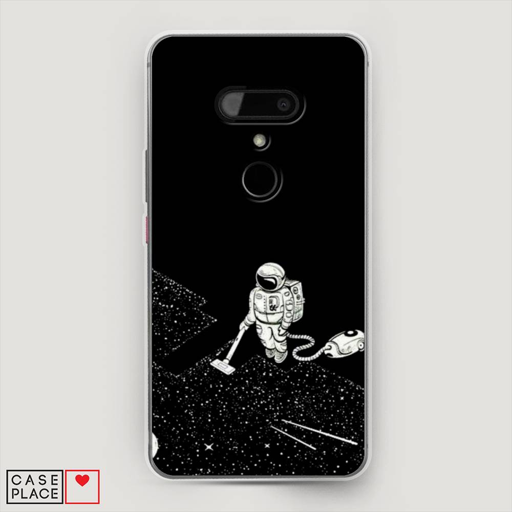 

Чехол Awog на HTC U12 / Эйчтиси U12 "Космонавт с пылесосом", Разноцветный, 102050-4