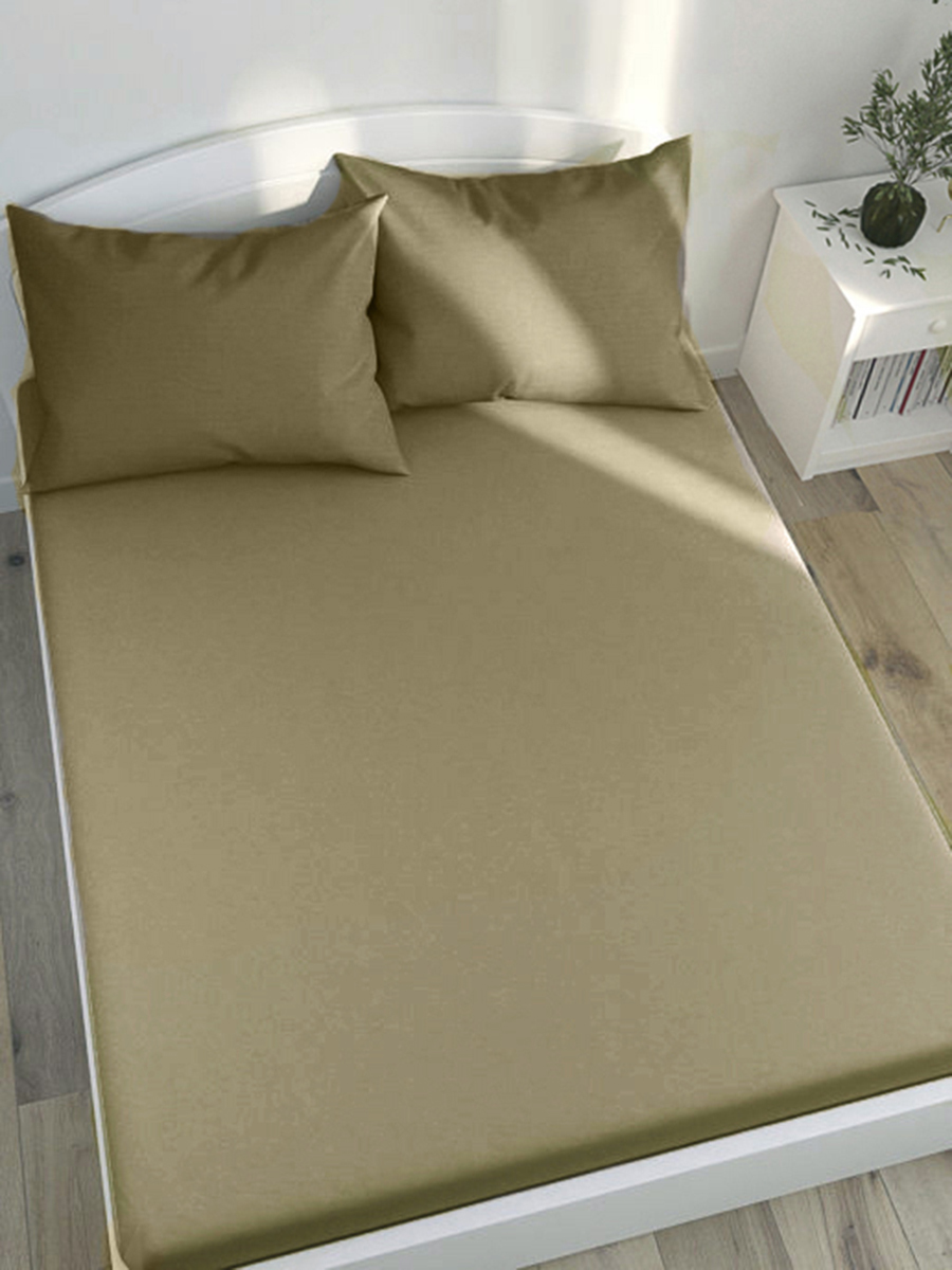 

Простынь Simple House Олива 240х215 см евро