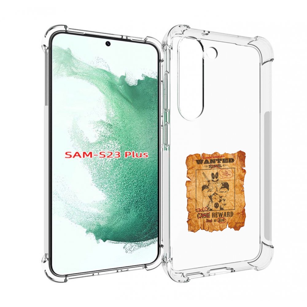 

Чехол MyPads дедпул для Samsung Galaxy S23 Plus +, Прозрачный, Tocco