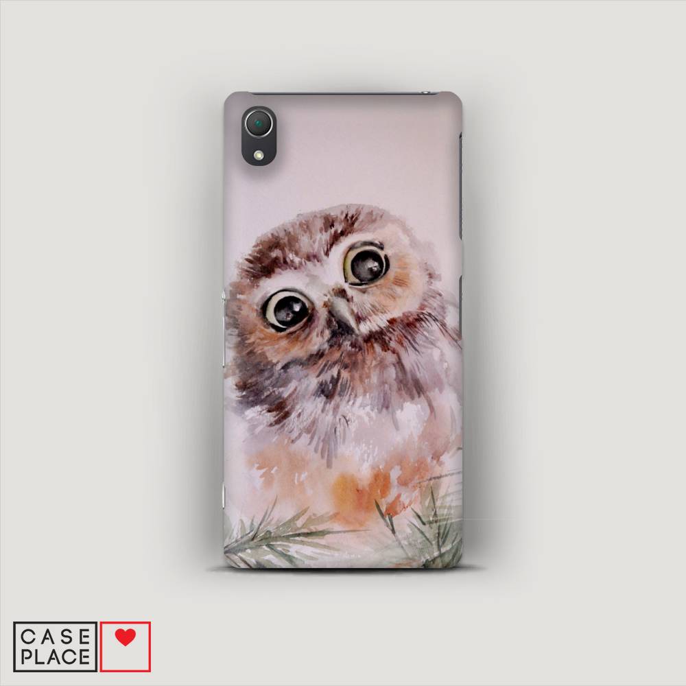 

Пластиковый чехол "Сова на розовом" на Sony Xperia Z2